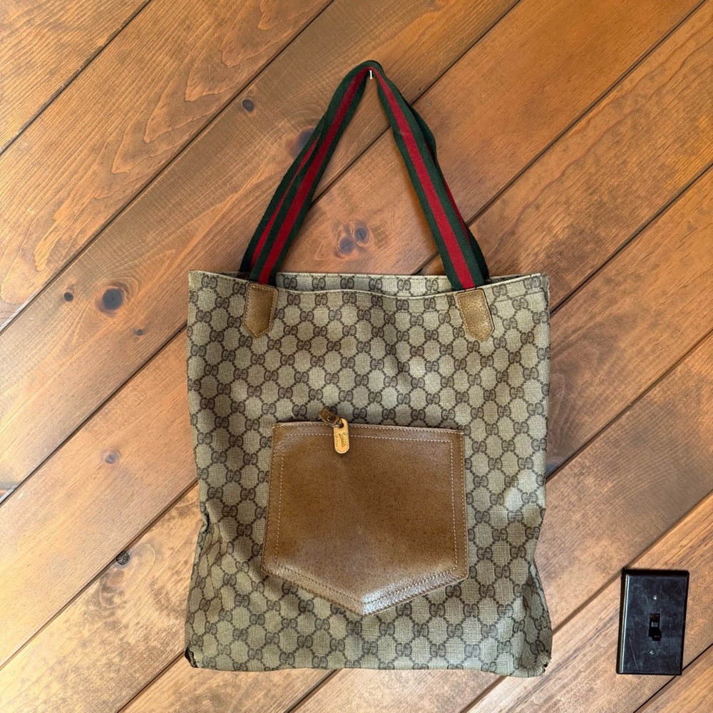 Authentic Gucci GG Supreme Vintage Tote